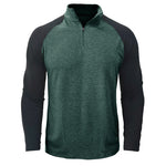 Camisa de algodão com gola subida masculino