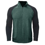 Camisa de algodão com gola subida masculino