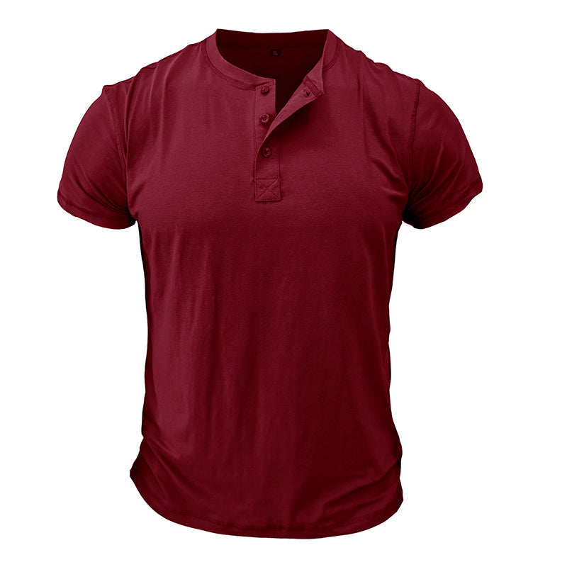 Camisa de algodão masculino