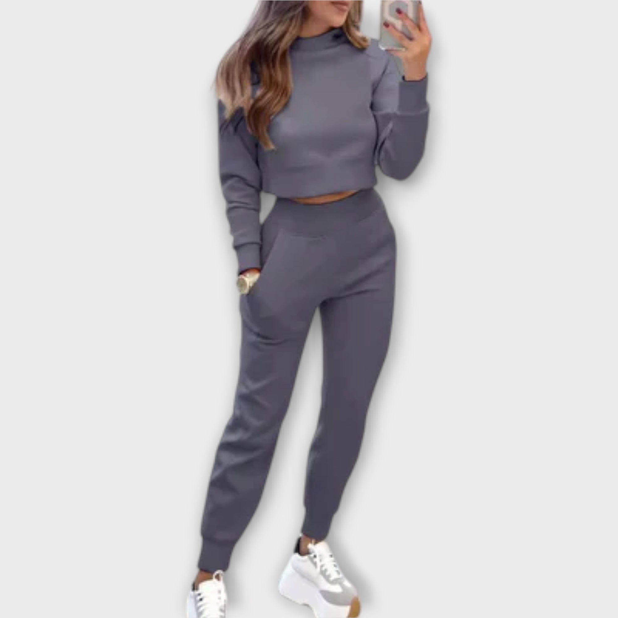 Conjunto de fato de treino feminino
