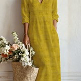 Elara – Vestido Longo Boémio Versátil
