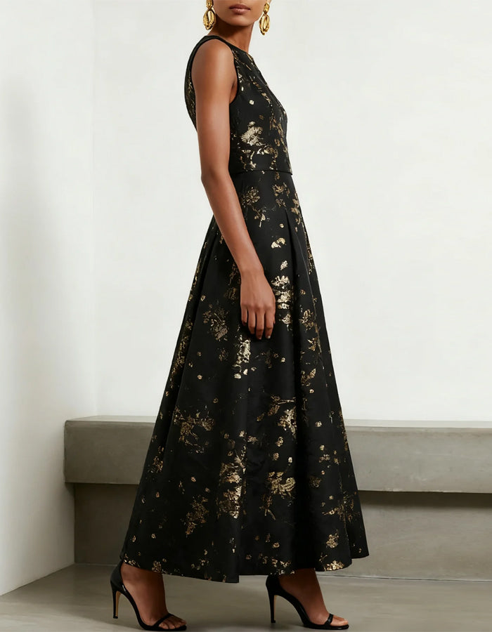 Vestido Dalila | Elegância Floral para Ocasiões Especiais