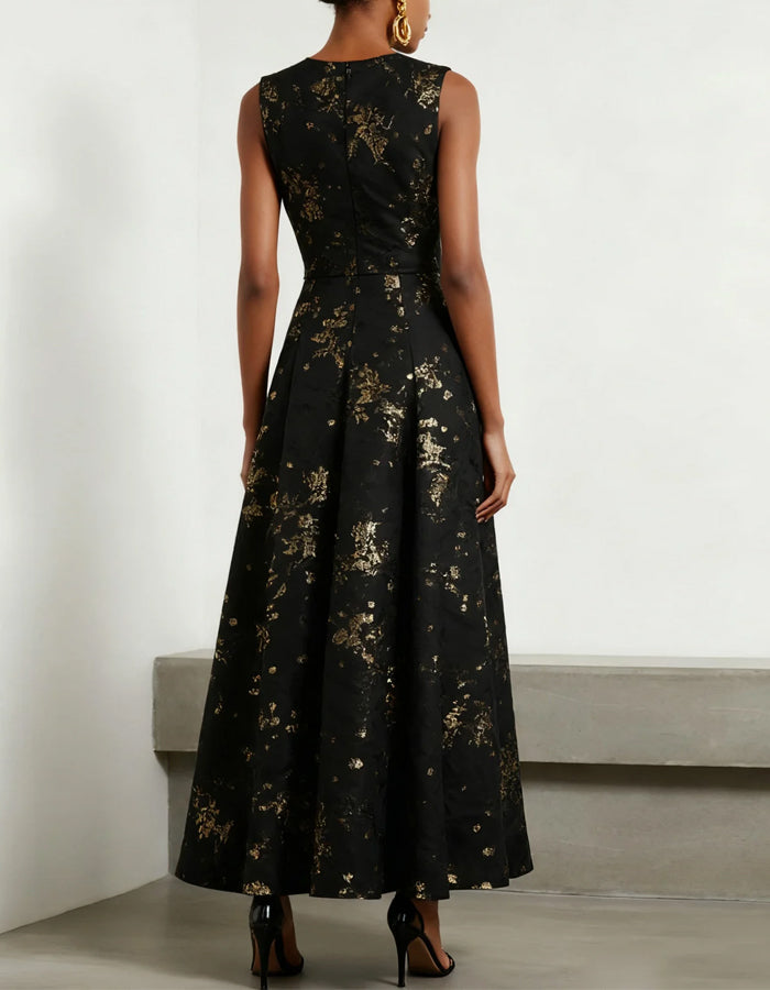 Vestido Dalila | Elegância Floral para Ocasiões Especiais