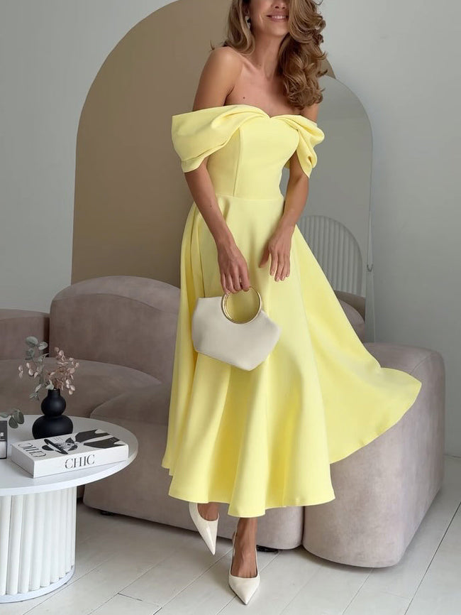 Vestido Maxi Elegante feminino