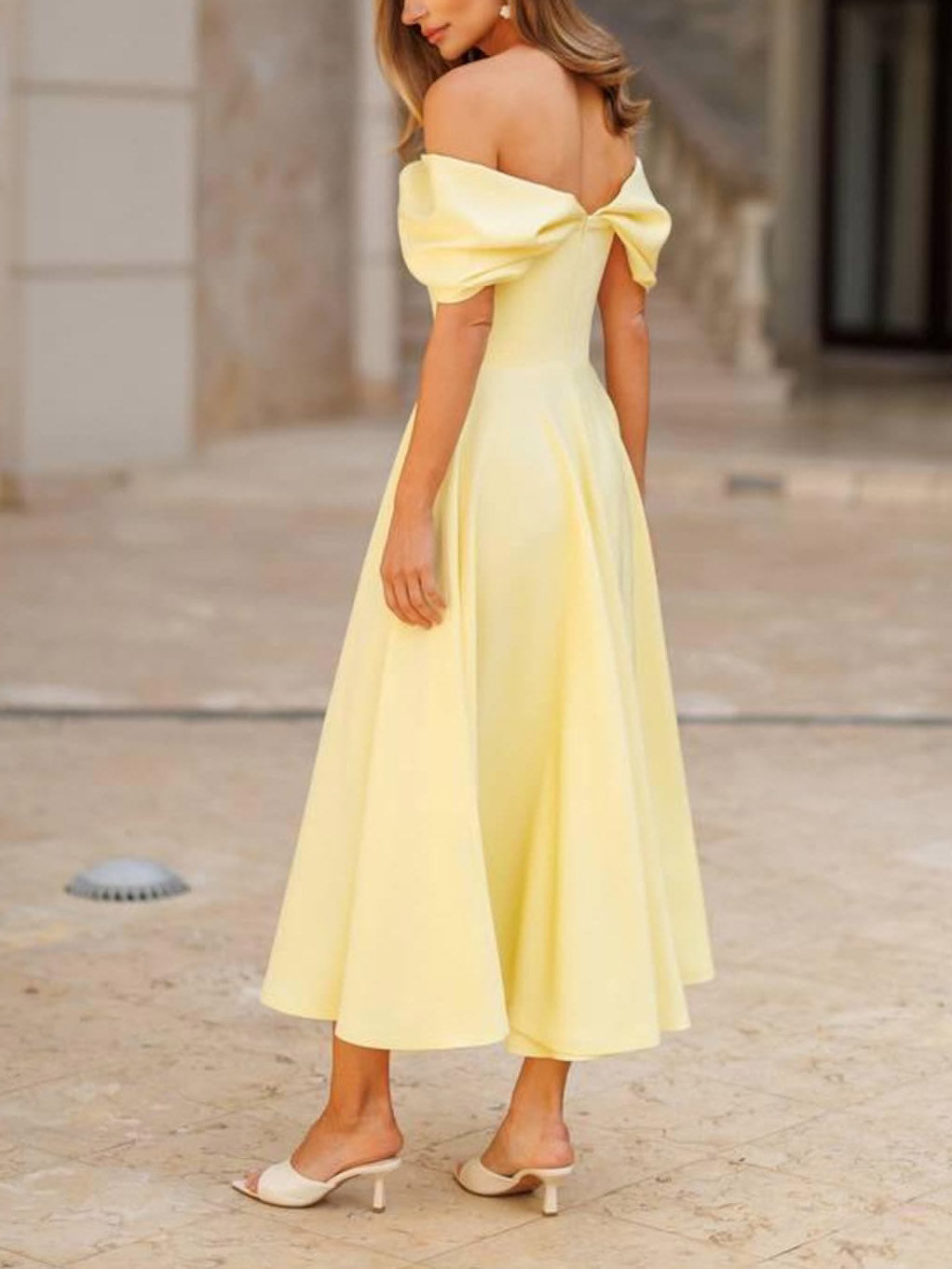 Vestido Maxi Elegante feminino
