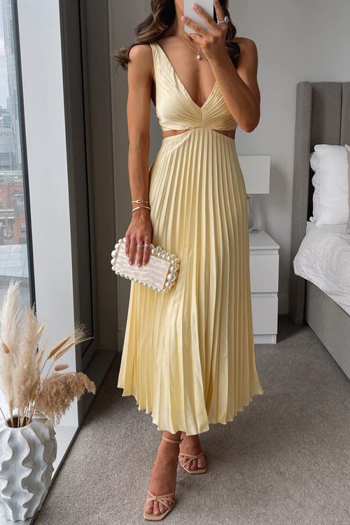 Vestido Sem Mangas Midi feminino