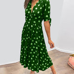 Vestido Elegante de Bolinhas feminino