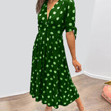 Vestido Elegante de Bolinhas feminino