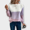 Clara - Suéter Tricolor feminino