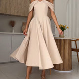 Vestido Maxi Elegante feminino