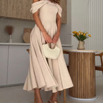 Vestido Maxi Elegante feminino