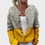 Cardigan Floral de Outono feminino