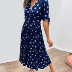 Vestido Elegante de Bolinhas feminino
