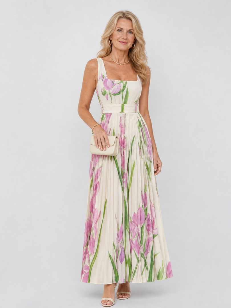 Luísa | Vestido Maxi Floral de Alças