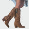 Botins de couro confortáveis feminino