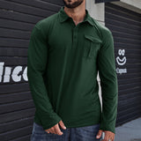 Camisa casual com bolsos masculino