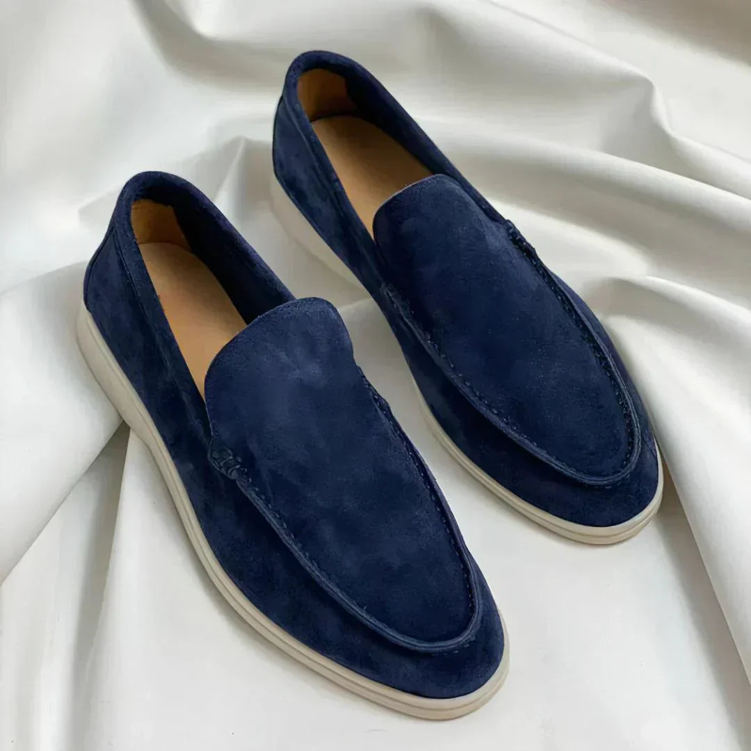 Mocassins em camurça masculino