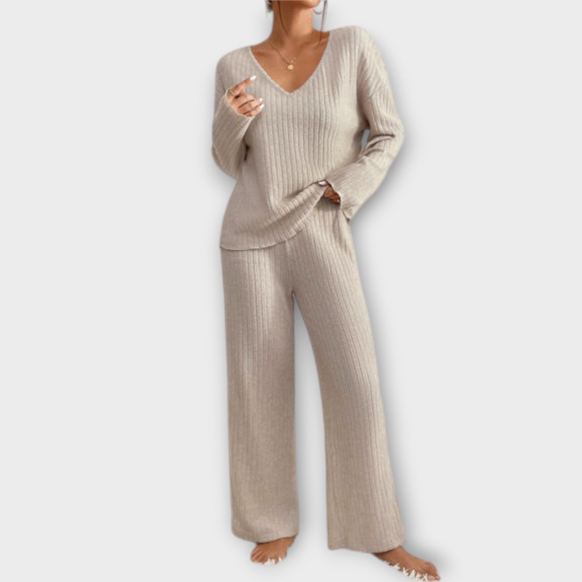 Conjunto de 2 peças confortável feminino
