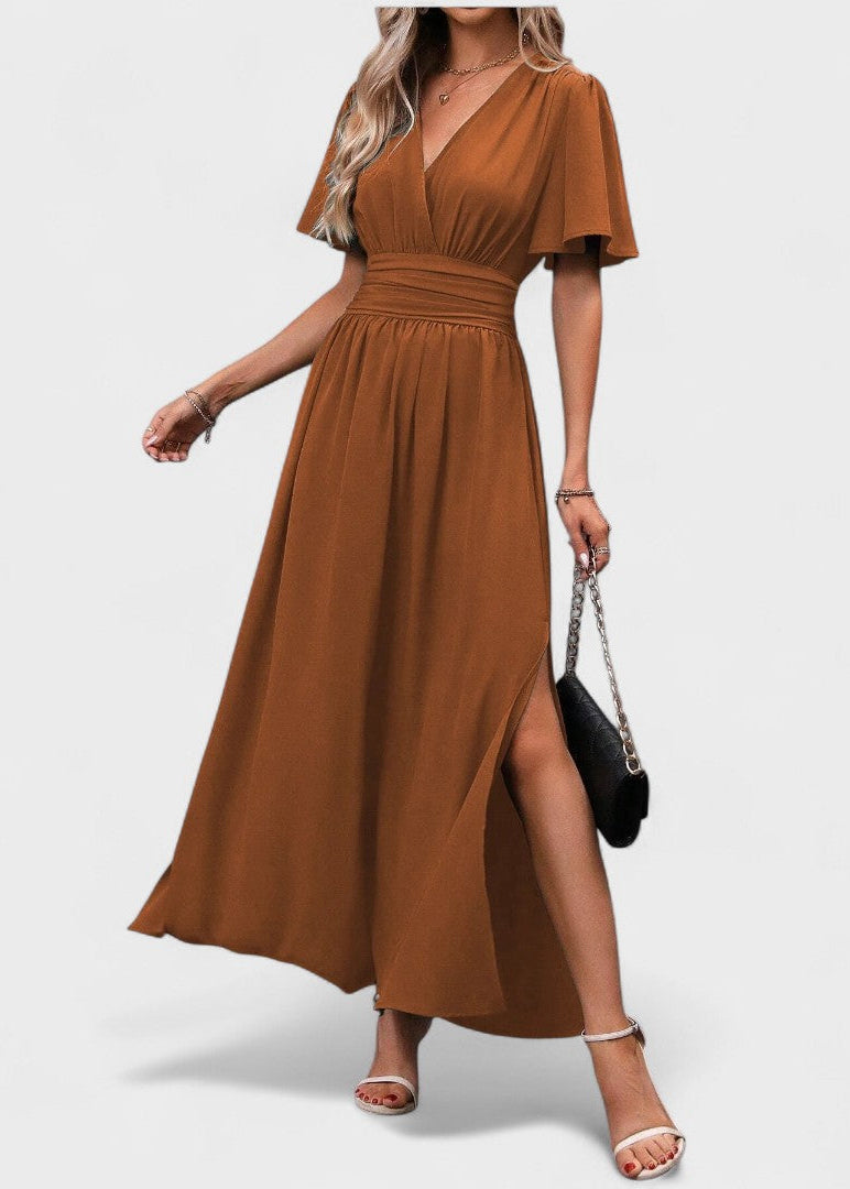 Vestido Maxi Elegante Preto feminino