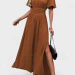 Vestido Maxi Elegante Preto feminino