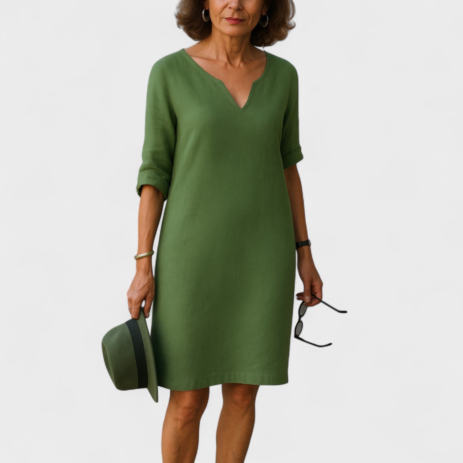 Vestido Elegância sem esforço feminino
