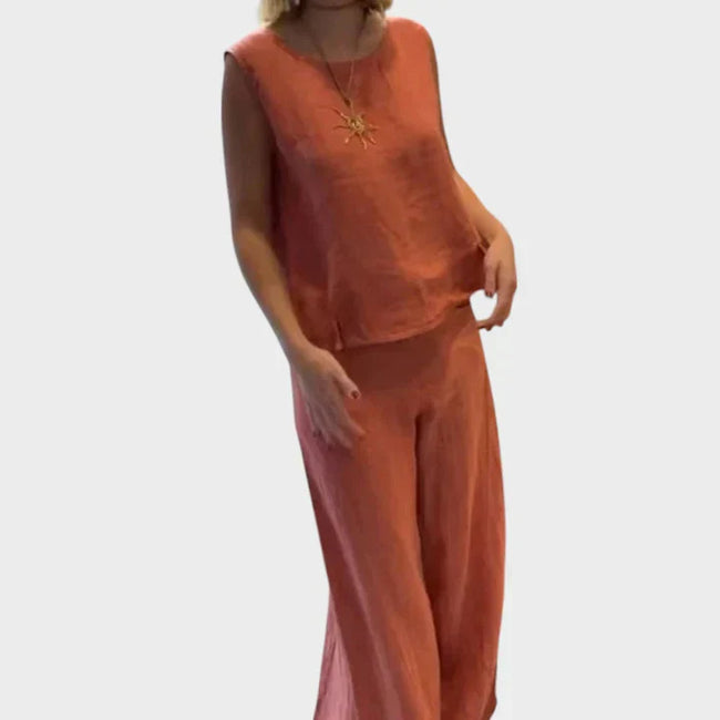 Raquel | Conjunto boho de corte descontraído