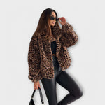 Casaco de Leopardo feminino