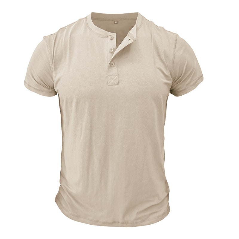 Camisa de algodão masculino