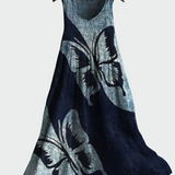 Vestido com Estampa de Borboletas feminino
