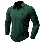 Camisa casual com bolsos masculino
