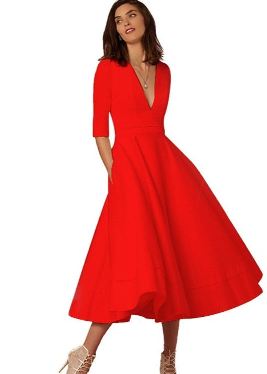 Vestido Midi Feminino
