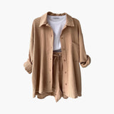 Conjunto de duas peças chique feminino