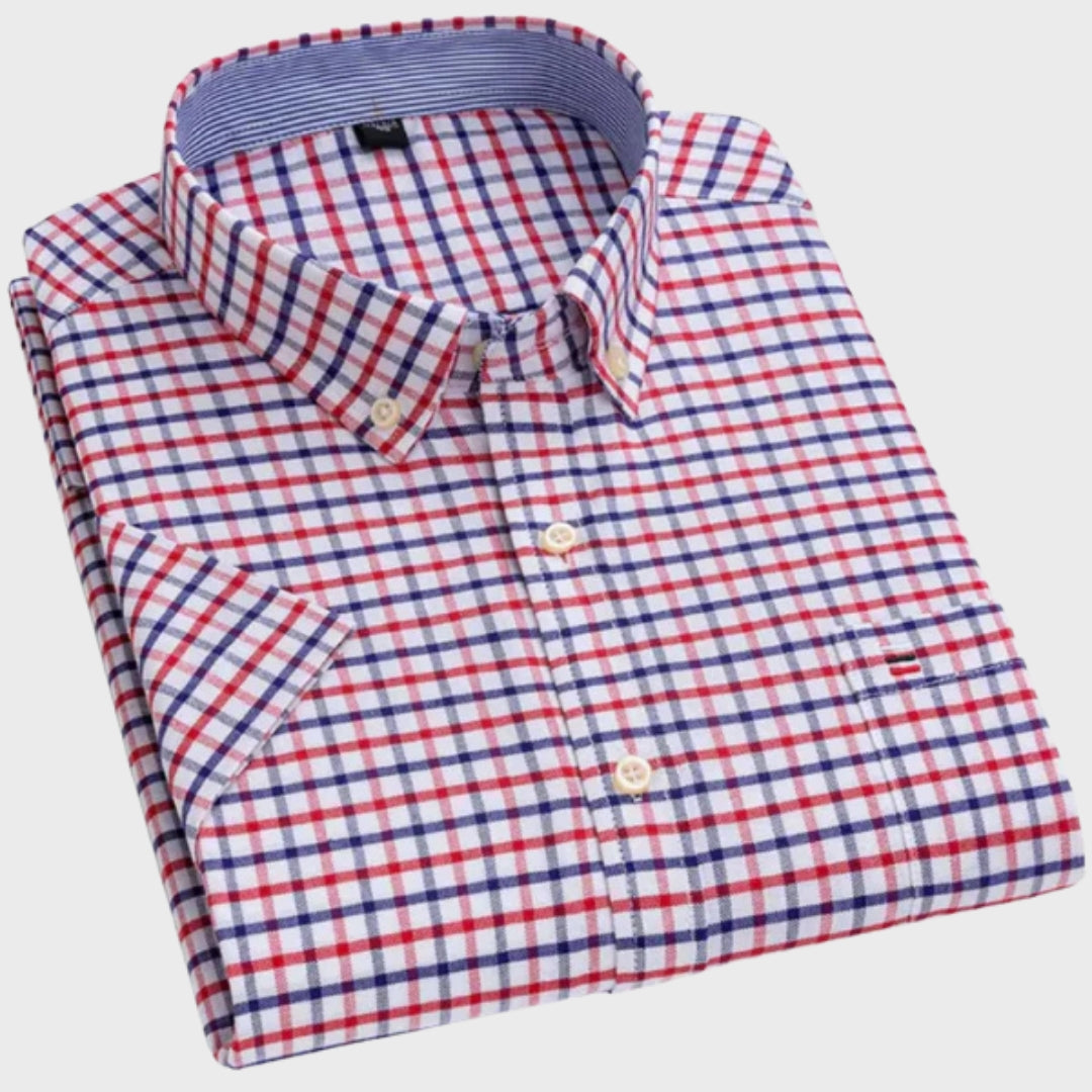 Camisa Clássica Algodão Padrão masculino