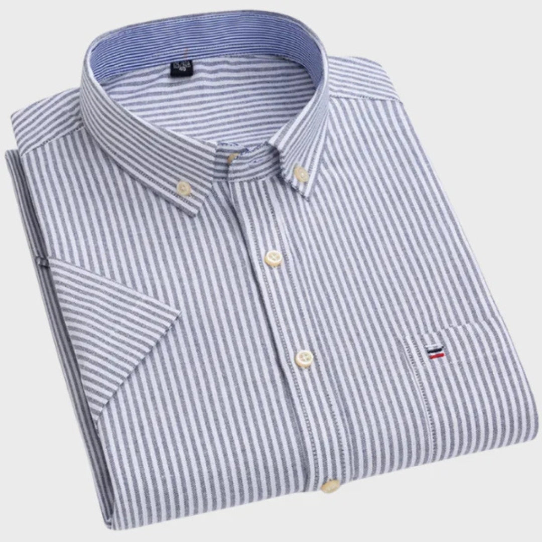 Camisa Clássica Algodão Padrão masculino