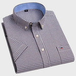 Camisa Clássica Algodão Padrão masculino