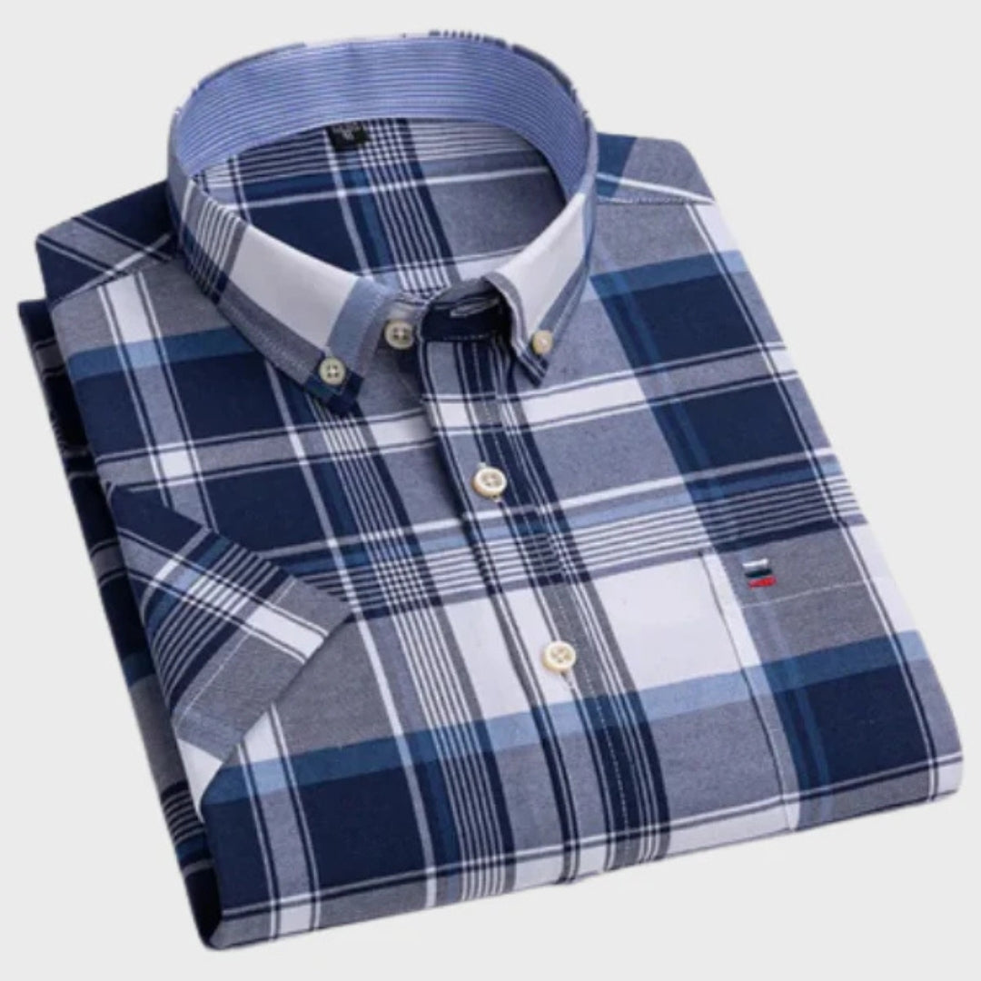 Camisa Clássica Algodão Padrão masculino