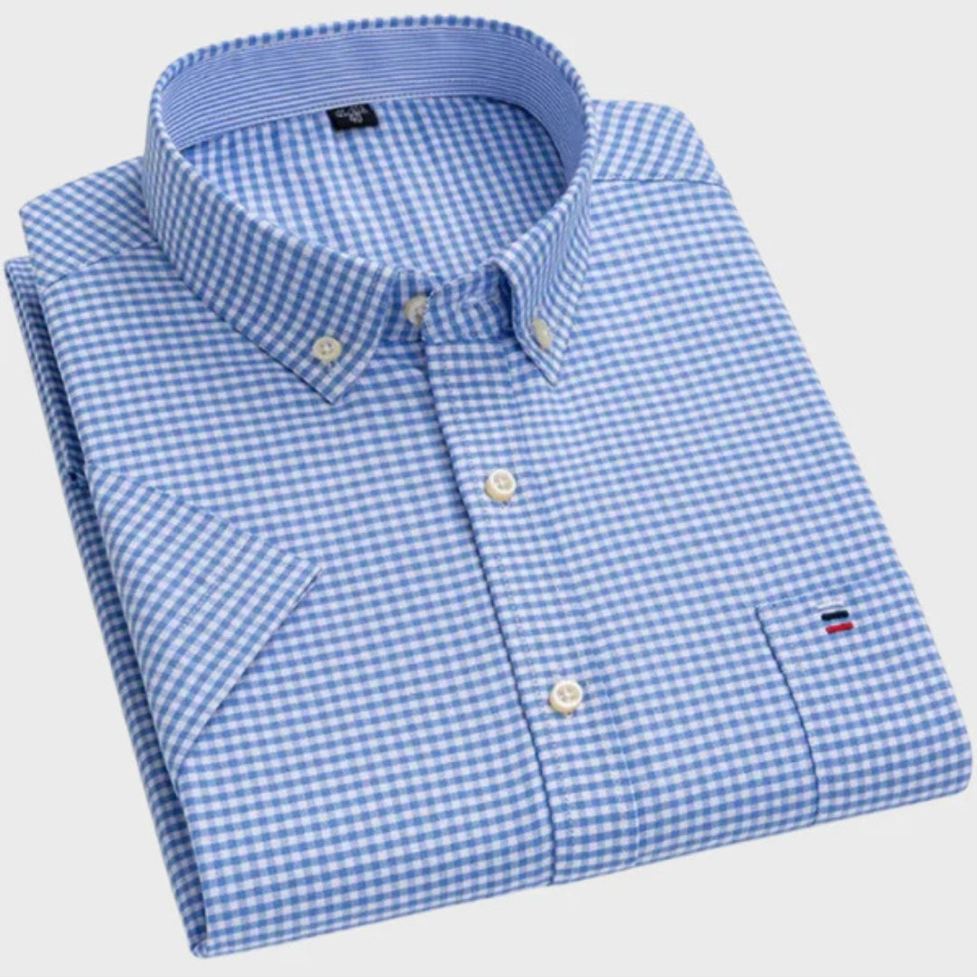 Camisa Clássica Algodão Padrão masculino