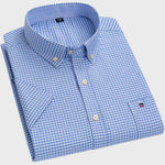 Camisa Clássica Algodão Padrão masculino