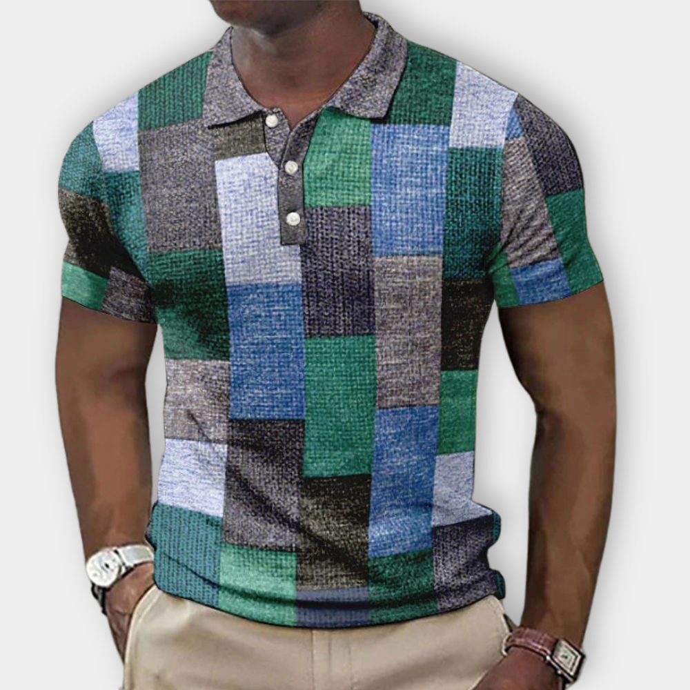 Rui - Polo Bicolor masculino