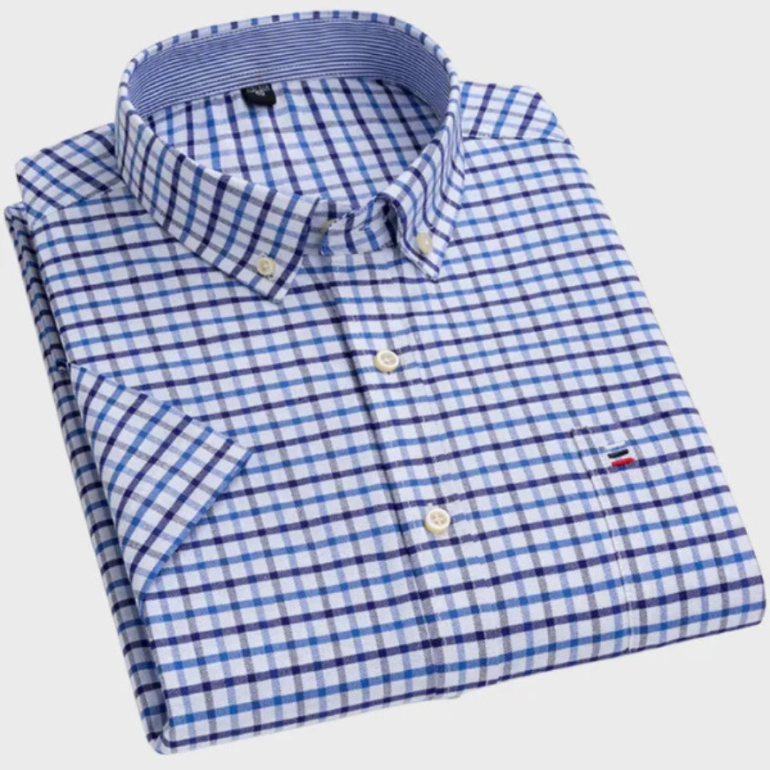 Camisa Clássica Algodão Padrão masculino