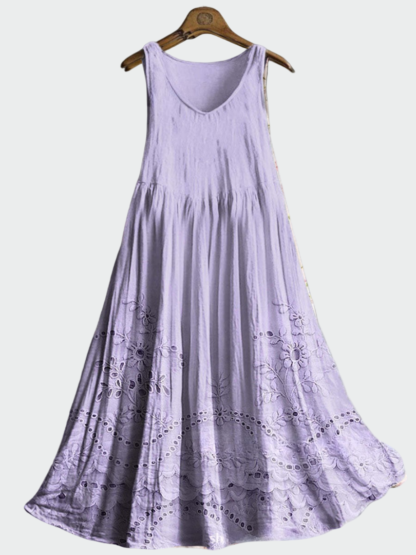 Vestido com Renda Inglesa feminino
