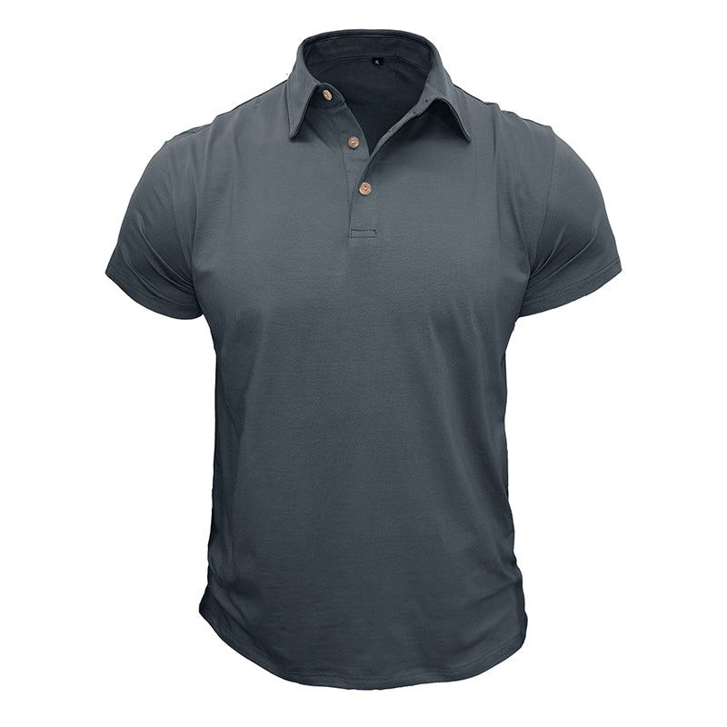 T-shirt de algodão masculino