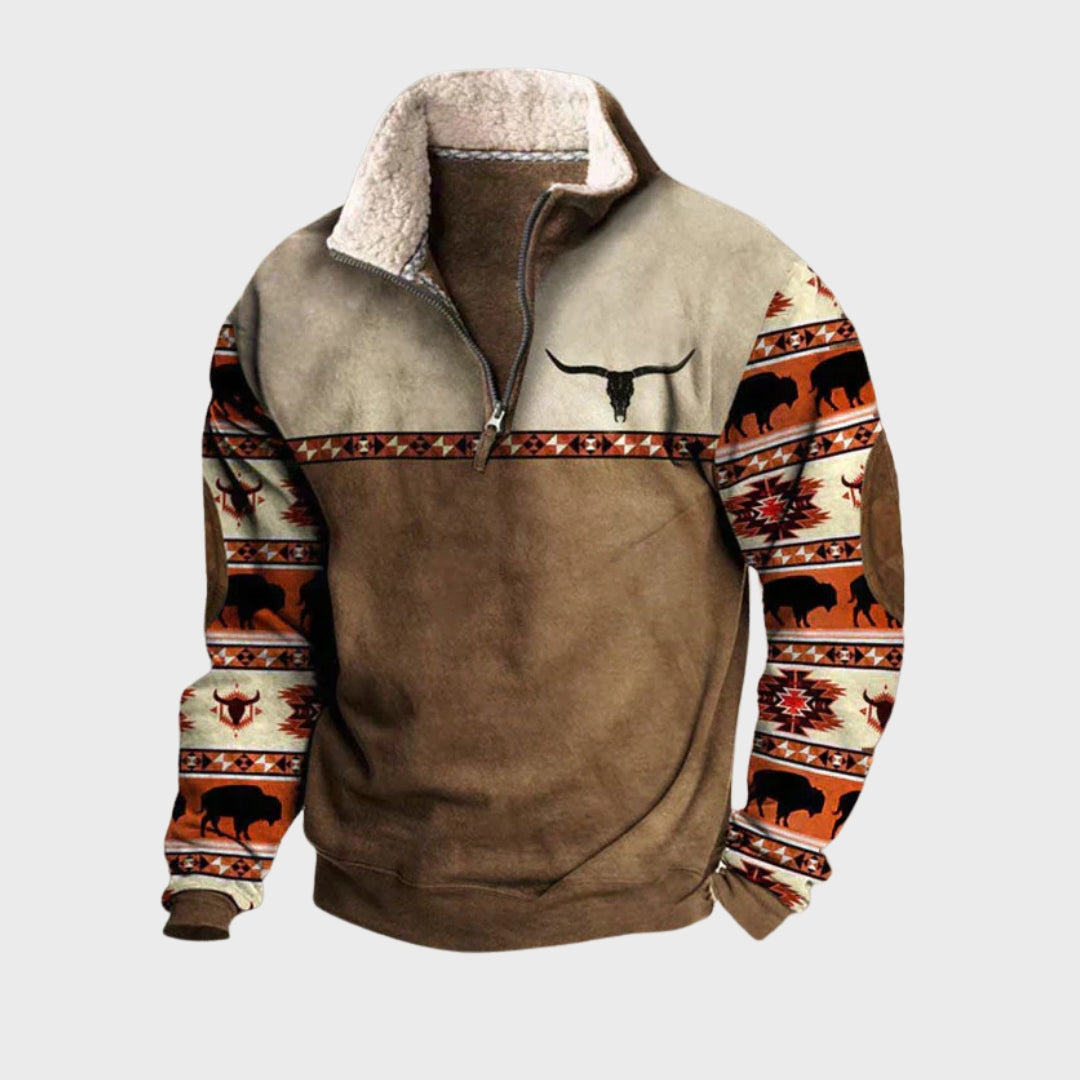 Gonçalo - Pullover com Zíper masculino