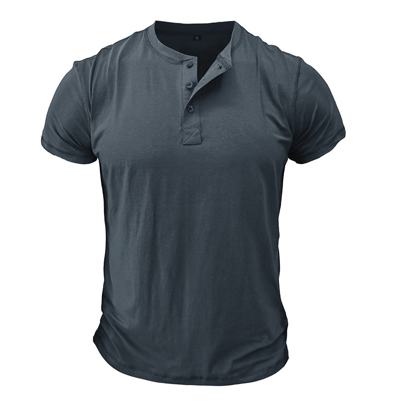 Camisa de algodão masculino