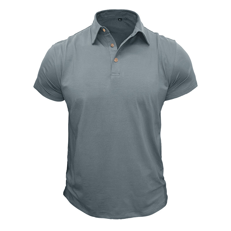 T-shirt de algodão masculino