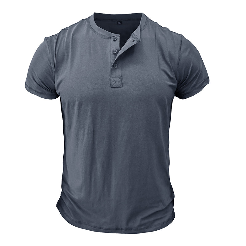 Camisa de algodão masculino