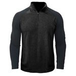 Camisa de algodão com gola subida masculino