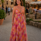 Vestido maxi Isel envelope suave
