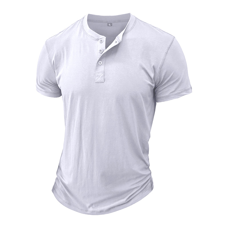 Camisa de algodão masculino