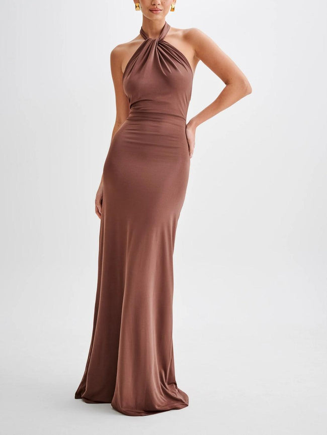 Vestido Maxi Elegante feminino